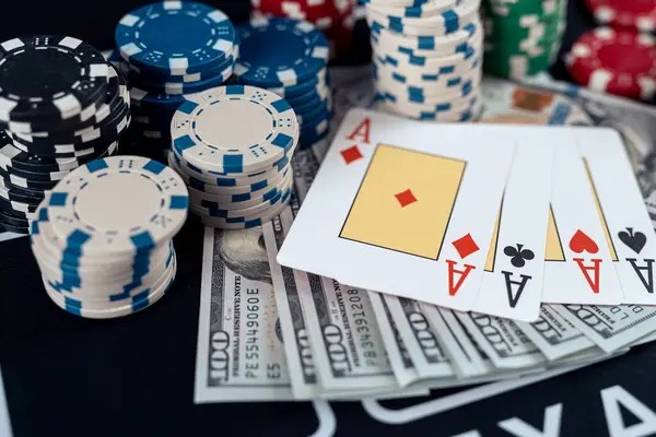 Evolution Gaming live casino studio with multiple camera angles showing live blackjack table at areabola88