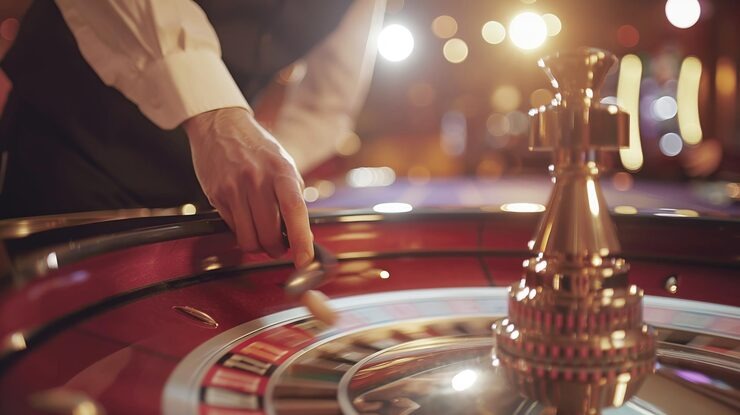 Caishen Wins slot game on areabola88 mobile app showing five-reel layout with golden prosperity symbols and pay line indicators