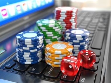 Mobile app showing live football and casino options together
